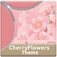 Cherry Flowers Pink Dialer