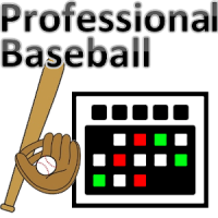 Profesionnal Baseball Calendar