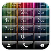 Dialer theme Curtain Neon