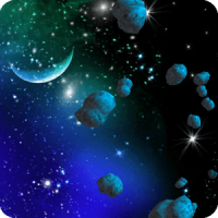 Asteroids 3D Live Wallpaper HD