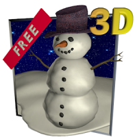 Queda de neve 3D papel animado