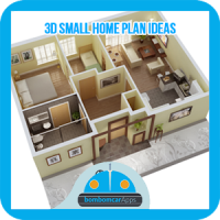 3D Pequenas Idéias casa plano