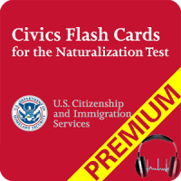 Civics Flash Cards Premium for US Citizenship Test