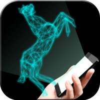 Hologram horse simulator