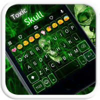 Flaming Skull Emoji Keyboard