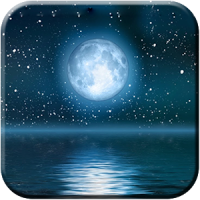 Nuit de pleine lune Wallpaper