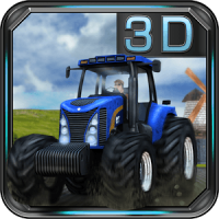 Corrida de trator agrícola 3D