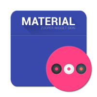 Material Zooper Widget Skin