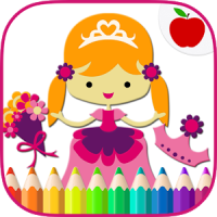 Princess Kids Coloring Book