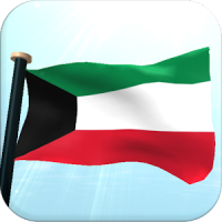 Kuwait Flag 3D Free Wallpaper