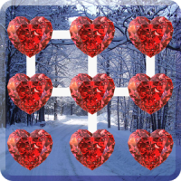 love lock screen Pattern heart pass code security