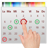 Calendario Paint