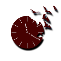Batmania Clock for Halloween