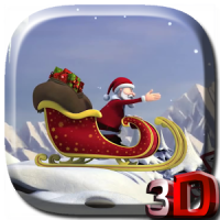 산타 클로스 3D 라이브 배경 화면
