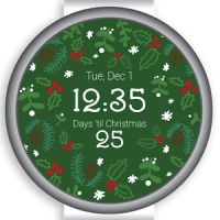 Christmas Countdown Watch Face