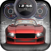 Speedometer Cars Clock Live Wallpaper