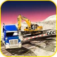 Heavy Machinery Transporter 3D