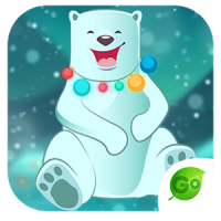 GOKeyboard Polar Teddy Sticker