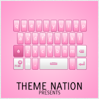 GO Keyboard Theme Pro Rosa