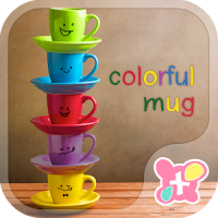 ★Decoração grátis★Rainbow Mugs