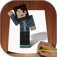 How to Draw Minecraft 3D