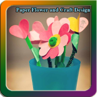 Papierblumen und Handwerk