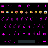 FlatB Pink Emoji Clavier