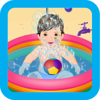 Baby Fun Bathing Kids Game