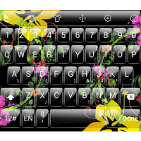 Tastatur-Theme BkFlower