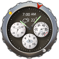 Weather & Analog Clock Widget