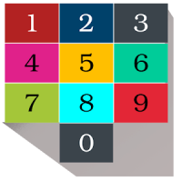 Maths color game
