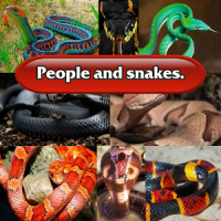 La gente y la serpiente.