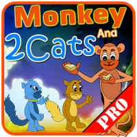 Monkey and 2 CatsKids Story pro