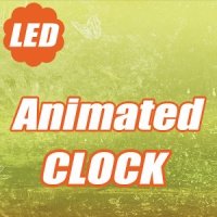 LED Animated Digital Clock LWP