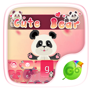 Cute Bear GO Keyboard Theme