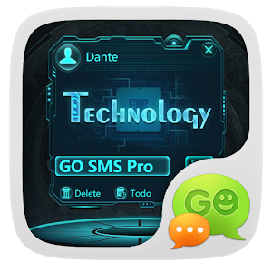 GO SMS PRO TECHNOLOGY THEME EX