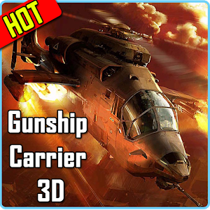 Gunship Träger Hubschrauber 3D