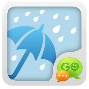 GO SMS Pro Rainy day Theme