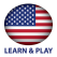 Learn and play.
American English
words, vocabulary